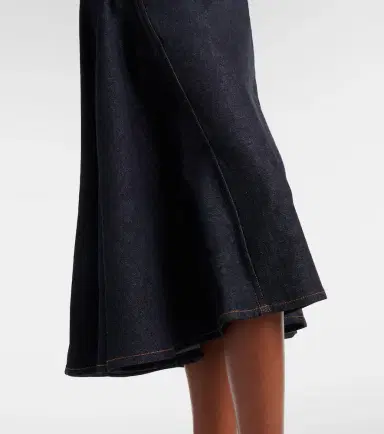 Jacquemus Lavoir de-Nîmes godet denim midi skirt | Thumbnail 4 Jacquemus Lavoir de-Nîmes godet denim midi skirt | Thumbnail 4