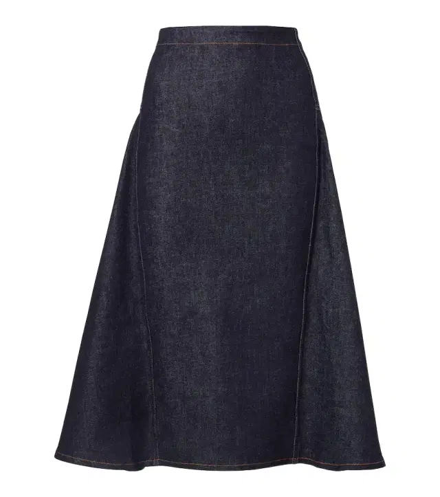 Lavoir de-Nîmes godet denim midi skirt