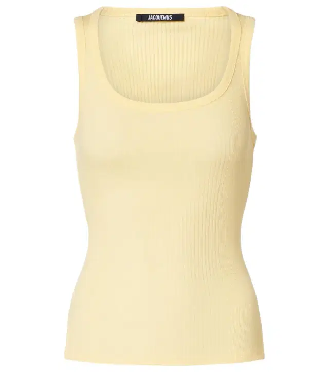 Jacquemus Rond Carré cotton tank top