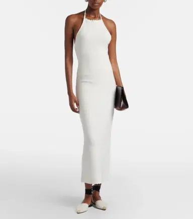 Jacquemus Tablier knitted midi dress | Thumbnail 3