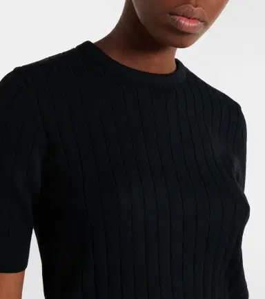 Plan C Ribbed-knit cotton top | Thumbnail 2