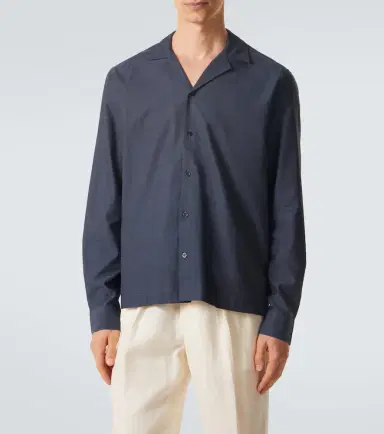 Frescobol Carioca Safra cotton flannel shirt | Thumbnail 6 Frescobol Carioca Safra cotton flannel shirt | Thumbnail 6