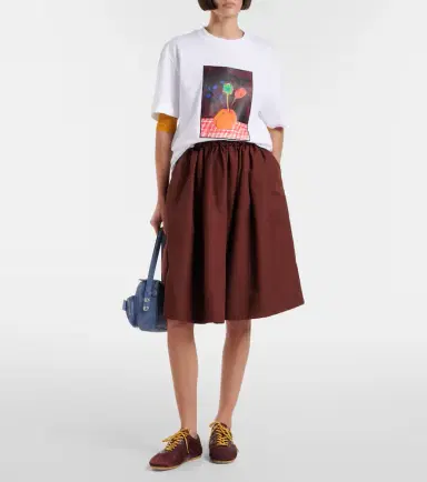 Plan C Printed cotton jersey T-shirt | Thumbnail 3