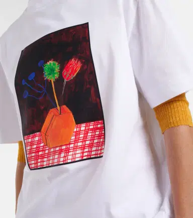 Plan C Printed cotton jersey T-shirt | Thumbnail 4