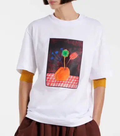 Plan C Printed cotton jersey T-shirt | Thumbnail 5