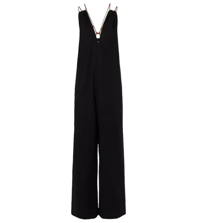 Plan C Cotton crêpe jumpsuit