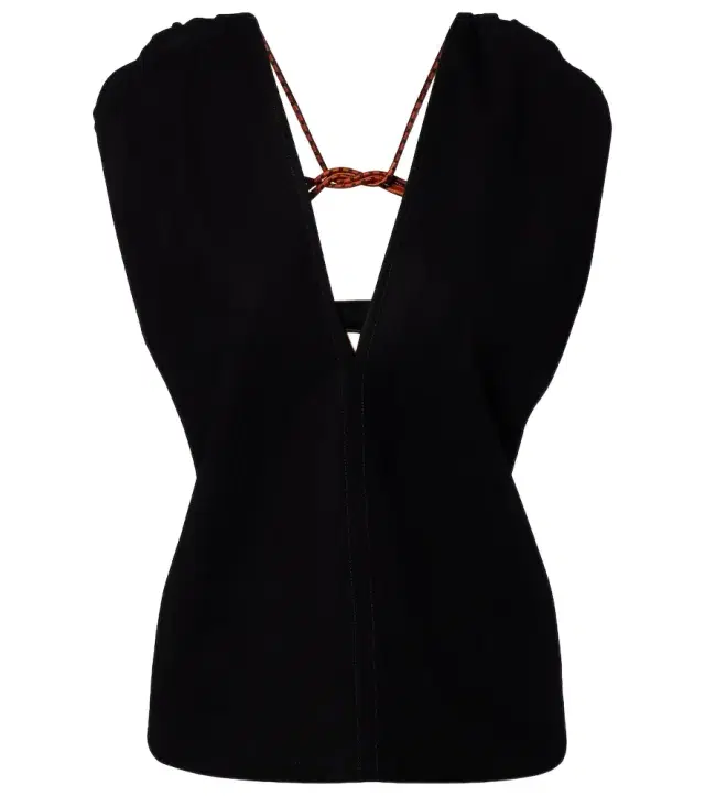 Plan C Cotton crêpe top