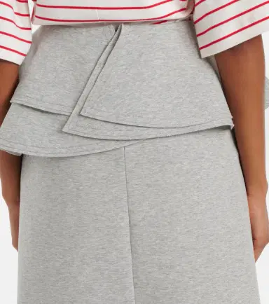 Plan C Ruffled cotton-blend midi skirt | Thumbnail 2 Plan C Ruffled cotton-blend midi skirt | Thumbnail 2