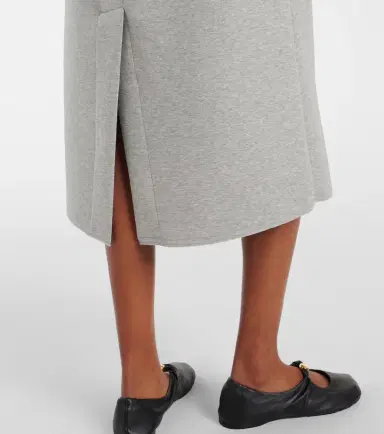 Plan C Ruffled cotton-blend midi skirt | Thumbnail 3 Plan C Ruffled cotton-blend midi skirt | Thumbnail 3