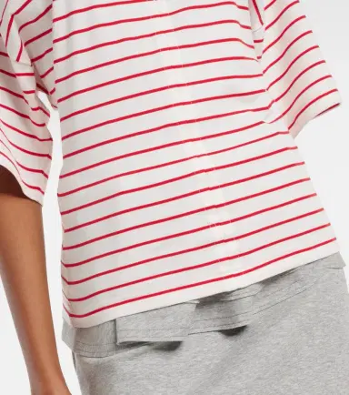 Plan C Striped cotton jersey T-shirt | Thumbnail 5
