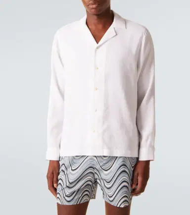 Frescobol Carioca Linen and cotton shirt | Thumbnail 5