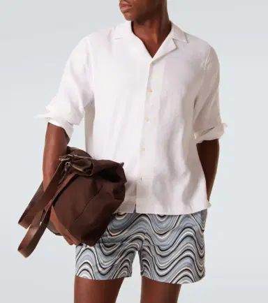 Frescobol Carioca Linen and cotton shirt | Thumbnail 6
