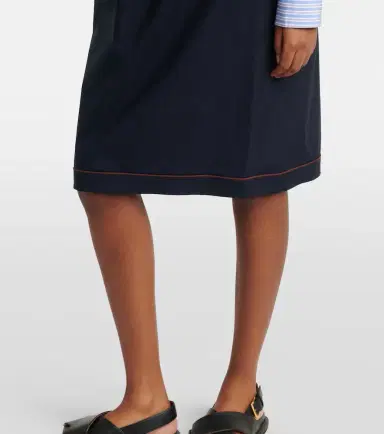 Plan C Cotton midi skirt | Thumbnail 5
