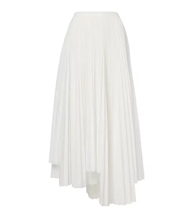 Plan C Plissé asymmetric muslin maxi skirt