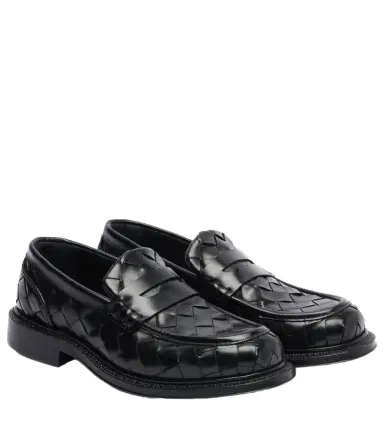 Bottega Veneta James Intrecciato leather loafers | Thumbnail 1 Bottega Veneta James Intrecciato leather loafers | Thumbnail 1