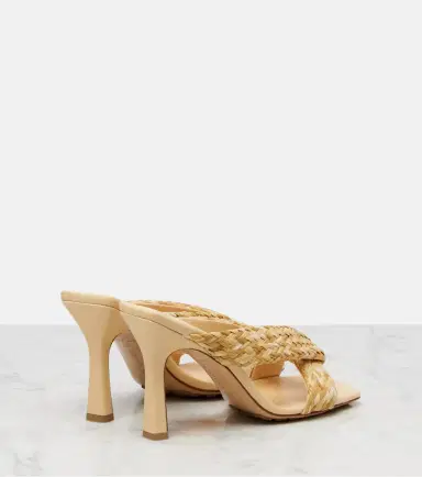 Bottega Veneta Riva braided raffia mules | Thumbnail 2 Bottega Veneta Riva braided raffia mules | Thumbnail 2