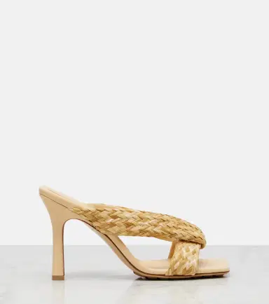 Bottega Veneta Riva braided raffia mules | Thumbnail 3 Bottega Veneta Riva braided raffia mules | Thumbnail 3