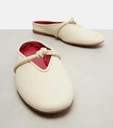 Bottega Veneta Rosa Intrecciato leather mules | Thumbnail 2 Bottega Veneta Rosa Intrecciato leather mules | Thumbnail 2
