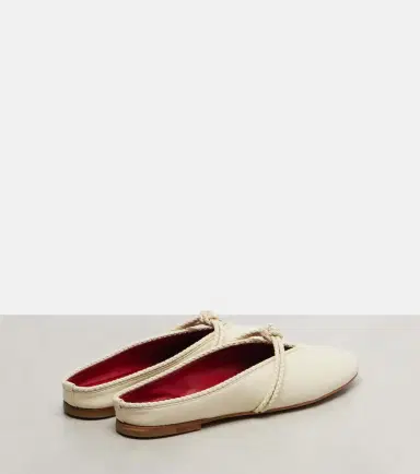 Bottega Veneta Rosa Intrecciato leather mules | Thumbnail 3 Bottega Veneta Rosa Intrecciato leather mules | Thumbnail 3