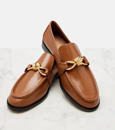 Bottega Veneta Astaire Knot leather loafers | Thumbnail 3
