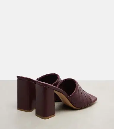 Bottega Veneta Parco Intrecciato leather mules | Thumbnail 2