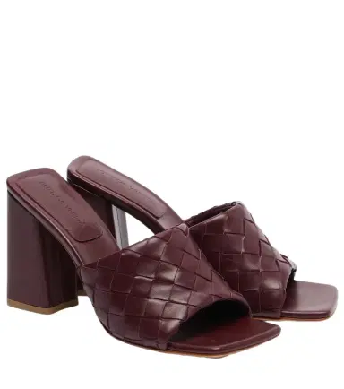 Bottega Veneta Parco Intrecciato leather mules | Thumbnail 1