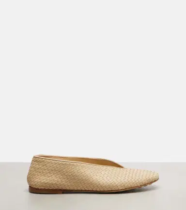 Bottega Veneta Rosa Intrecciato leather ballet flats | Thumbnail 2 Bottega Veneta Rosa Intrecciato leather ballet flats | Thumbnail 2