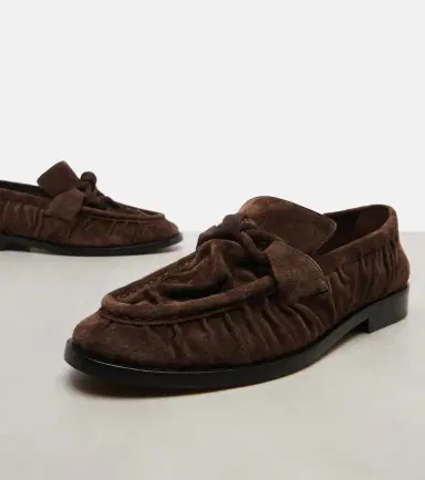 Bottega Veneta Astaire Knot suede loafers | Thumbnail 2