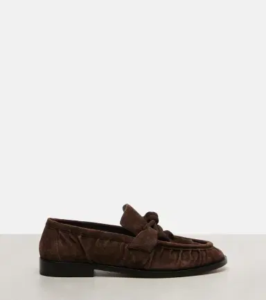 Bottega Veneta Astaire Knot suede loafers | Thumbnail 3