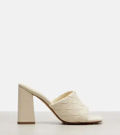 Bottega Veneta Parco 90 Intrecciato leather mules | Thumbnail 4