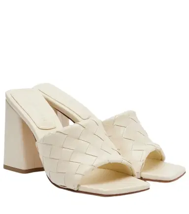 Bottega Veneta Parco 90 Intrecciato leather mules | Thumbnail 1