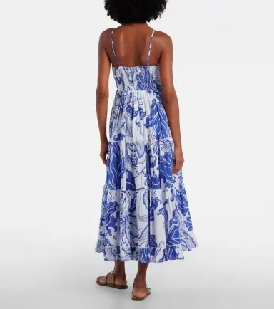 Poupette St Barth Milena printed cotton maxi dress | Thumbnail 2