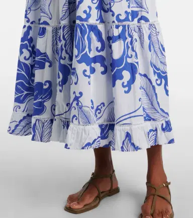 Poupette St Barth Milena printed cotton maxi dress | Thumbnail 4
