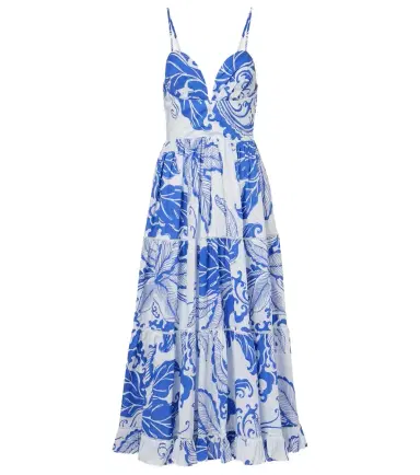Poupette St Barth Milena printed cotton maxi dress | Thumbnail 1