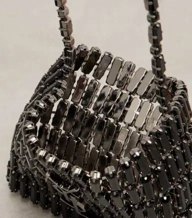 Saint Laurent Cassandre Micro embellished top-handle bag | Thumbnail 3