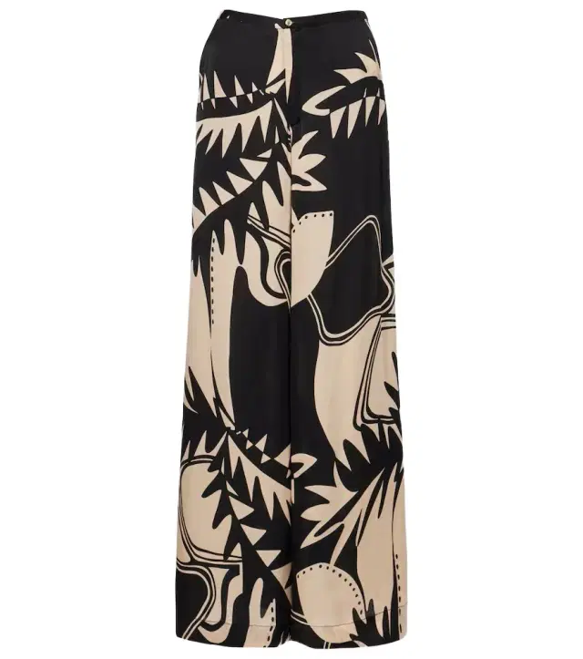 Poupette St Barth Clea printed wide-leg pants