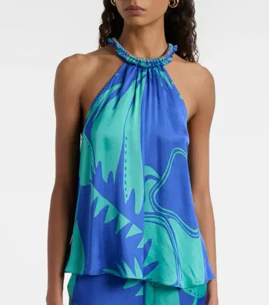 Poupette St Barth Cleo printed top | Thumbnail 2