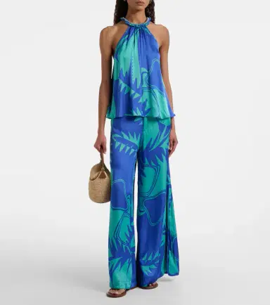 Poupette St Barth Cleo printed top | Thumbnail 5