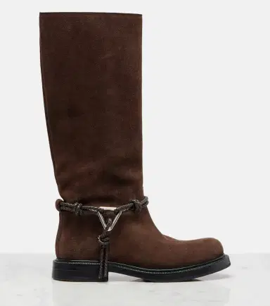 Bottega Veneta James Knot suede knee-high boots | Thumbnail 4 Bottega Veneta James Knot suede knee-high boots | Thumbnail 4