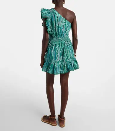 Poupette St Barth Corinne printed cotton-blend minidress | Thumbnail 4 Poupette St Barth Corinne printed cotton-blend minidress | Thumbnail 4