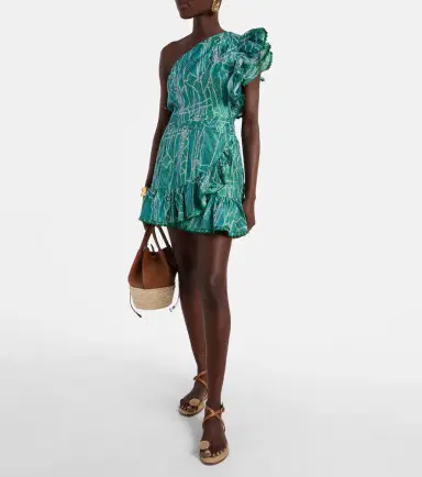 Poupette St Barth Corinne printed cotton-blend minidress | Thumbnail 5 Poupette St Barth Corinne printed cotton-blend minidress | Thumbnail 5
