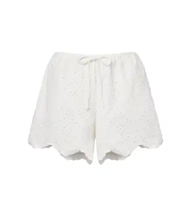 Poupette St Barth Cruse broderie anglaise cotton shorts | Thumbnail 1