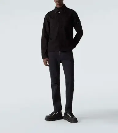 Stone Island Compass denim overshirt | Thumbnail 4 Stone Island Compass denim overshirt | Thumbnail 4