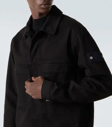 Stone Island Compass denim overshirt | Thumbnail 5 Stone Island Compass denim overshirt | Thumbnail 5