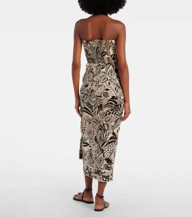 Poupette St Barth Collina printed cotton midi dress | Thumbnail 4 Poupette St Barth Collina printed cotton midi dress | Thumbnail 4