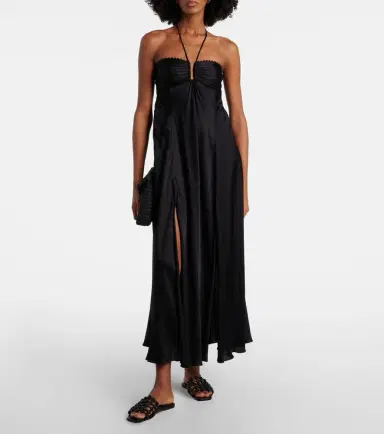 Poupette St Barth Halterneck maxi dress | Thumbnail 2 Poupette St Barth Halterneck maxi dress | Thumbnail 2