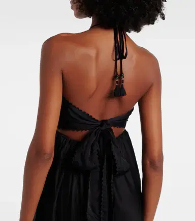 Poupette St Barth Halterneck maxi dress | Thumbnail 6 Poupette St Barth Halterneck maxi dress | Thumbnail 6