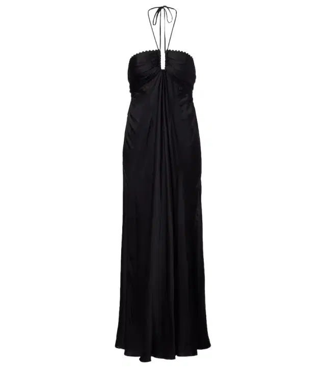 Halterneck maxi dress