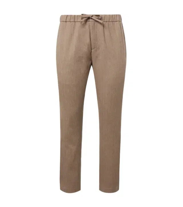 Frescobol Carioca Oscar herringbone cotton-blend straight pants