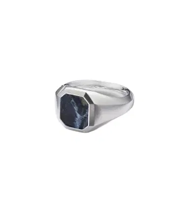 David Yurman Streamline sterling silver ring with pietersite | Thumbnail 1 David Yurman Streamline sterling silver ring with pietersite | Thumbnail 1